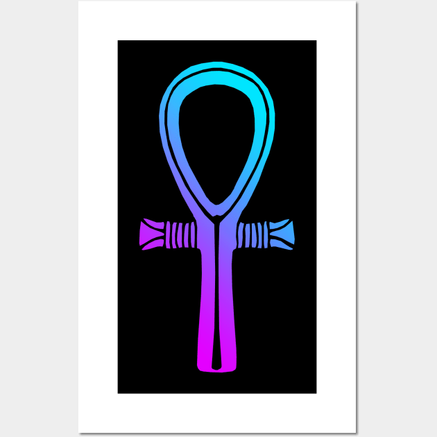 Ankh - Berry Gradient Wall Art by GAz